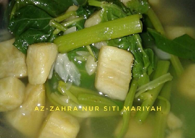 Cara Memasak Sayur Bening Kangkung Ubi Yang Gurih